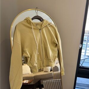 Madewell Yellow Zip-Up